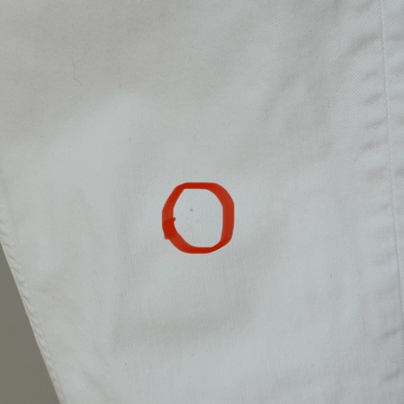 ACNE STUDIOS Bla Konst Slim Leg Jeans Ankle Skinny Mid-Rise White Size 33 - Picture 15 of 15